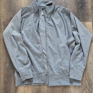Mono B Gray Zip-Up Jacket